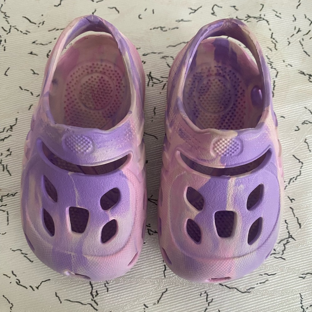 Kids Purple and Pink Shoes